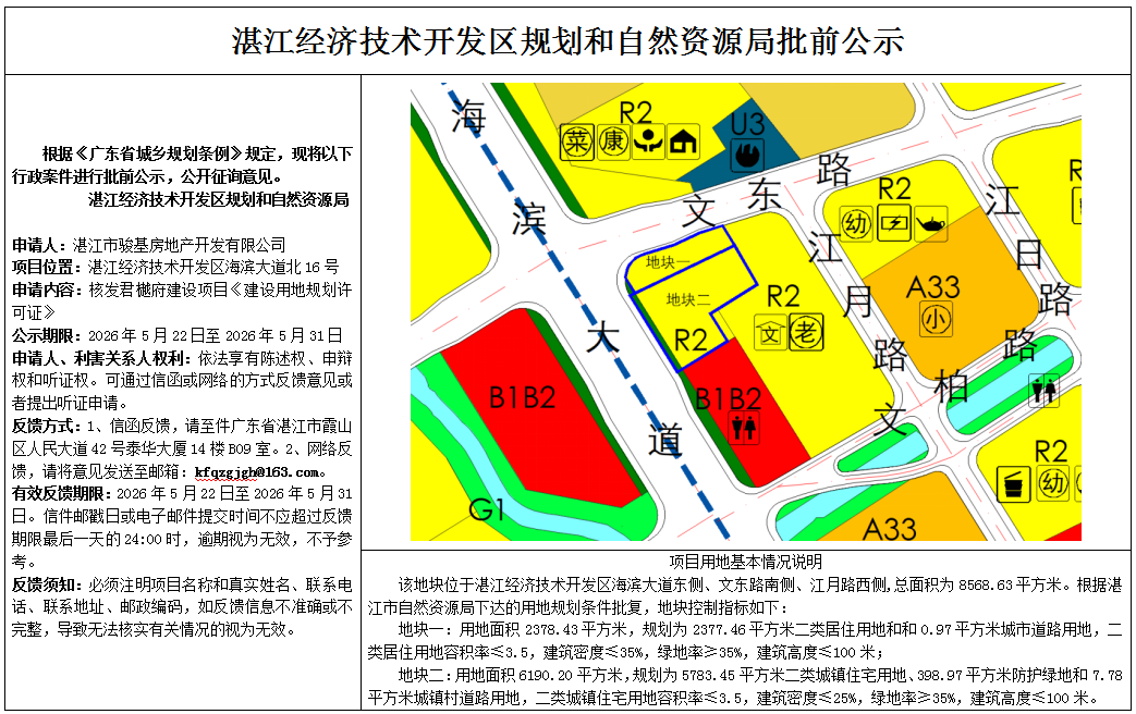 君樾府建设项目《建设用地规划许可证》批前公示.png